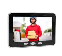 MENDUNER Visionneuse de Porte Numérique 1080p, 5 Pouces D'écran LCD HD Smart Visual Doorbell, Facile à Utiliser, pour la sécurité à Domicile