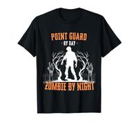 Meneur de Jeu Le Jour Zombie la Nuit Funny Halloween Creepy T-Shirt