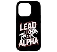 Menez comme Une Fille Loup-Garou puissante et confiante Alpha Coque pour iPhone 15 Pro