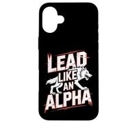 Menez comme Une Fille Loup-Garou puissante et confiante Alpha Coque pour iPhone 16 Plus