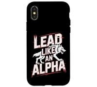 Menez comme Une Fille Loup-Garou puissante et confiante Alpha Coque pour iPhone X/XS