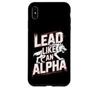Menez comme Une Fille Loup-Garou puissante et confiante Alpha Coque pour iPhone XS Max