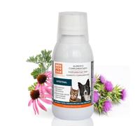 MENFORSAN Aliment Complémentaire Liquide pour Chiens et Chats Ayant des Problèmes Intestinaux 120ml, Améliore la Digestion, Renforce la Fonction Intestinale