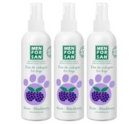 MENFORSAN Eau de Cologne à la mûre pour chien 125 ml - Lot de 3 unités