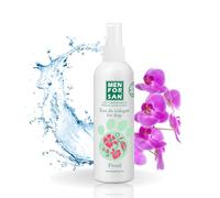 MENFORSAN Eau de toilette pour chien : Floral : Parfum intense et rafraîchissant : Effet désodorisant : avec des ingrédients très doux qui n'irritent pas la peau : pH neutre : 125 ml