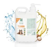 MENFORSAN Shampoing pour Chien à l'huile de Macadamia, nourrit et Fait Briller Le Pelage, hautement démêlant, propriétés Anti-Poches et régénérantes, Agrumes, 5 l