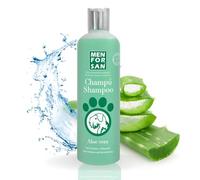 Menforsan Shampooing Naturel Calmant/Régénérant à l'Aloe Vera pour Chien 300 ml