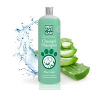 Menforsan Shampooing Naturel Calmant/RÃ©gÃ©nÃ©rant Ã l'Aloe Vera pour Chien 1000 ml