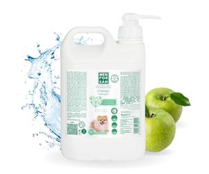 MENFORSAN Shampooing hydratant pour Chien | Hydrate intensément | Apporte de la Brillance | Revitalise et répare | Élimine Les Mauvaises odeurs | Pomme | 5 l