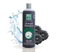 MENFORSAN Shampooing pour Chiens à Poil Noir et foncé 1L, Intensificateur de Couleur, Renforce la Brillance Naturelle
