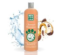 MENFORSAN Shampooing pour Chiens Huile de Macadamia 1L, Nourrit et Brillant, Pouvoir Démêlant