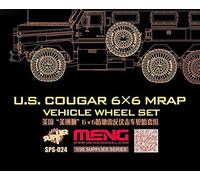 Meng 1/35 Us Cougar 6x6 Mrap Vehicle Wheel Set