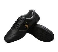 MENG 1 Paire Chaussures De Taekwondo Unisexe for Boxe, Kung Fu, Tai Chi Chaussures De Sport for Enfants, Adultes (Color : Black, Size : 40)