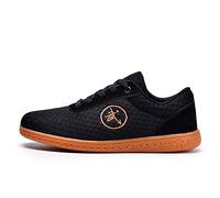 MENG Chaussures de Taekwondo Arts Martiaux Chaussures Sports for Taï Chi Kong Fu Boxe Karaté Entraînement Unisexe for Hommes Femmes (Color : Black, Size : 40)