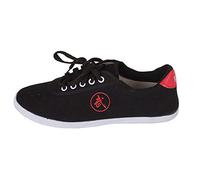 MENG Chaussures de Taekwondo Arts Martiaux Chaussures Sports for Taï Chi Kong Fu Boxe Karaté Entraînement Unisexe for Hommes Femmes (Color : Black, Size : 40)