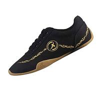 MENG Chaussures de Taekwondo, Chaussures de Sport légères pour Enfants Arts Martiaux Baskets pour la Formation de karaté Kung fu Tai chi Formation (Color : Black, Size : 42)