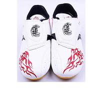 MENG Chaussures de Taekwondo Chaussures Respirantes de Kung Fu Tai Chi pour Adultes et Enfants (Color : White, Size : 38)