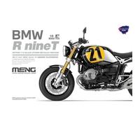 MENG - Maquette Moto Bmw Rninet Option 719 Black Storm Metallic/ Vintage |meng|mt-003u| 1:9 Maquette Char Promo - Ref : 13642