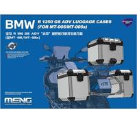 Meng Model 1:9-BMW R 1250 GS ADV Bagage (Pré-coloré) Kit de Maquette, Taille Unique C, M Homme