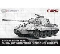 Meng-Model 72-011 1/72 Char Lourd Sd.Kfz.182 King Tiger Tourelle Henschel Kit