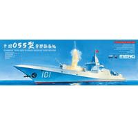 Meng-Model PS-009 - Destroyer À Missiles Guidés Type-055 Chinois 1/700 - Neuf