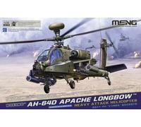 MENG - Maquette Hélicoptère Boeing Ah-64d Apache Longbow Heavy Attack Helicopter |meng|qs-004| 1:35 - Ref : 14525