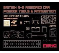 Meng-Model SPS-067 - 1:3 5 Britannique R-R Blindé Car Pioneer Tools & Ammunition