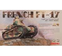 Meng-Model TS-011 - 1:3 5 de France FT-17 Lumière Réservoir (Riveted Tourelle) -