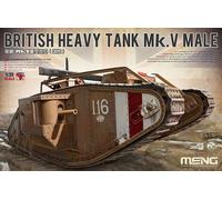 MENG Kit Maquette 1 : 35 Tank de l'armée Britannique MK V Male Multicolore