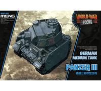 Meng-Model WWT-005 - Char Allemand Moyen Panzer III (Dessins Animés - Neuf