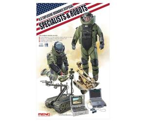 MENG "modèle 1 : 35 US munitions Explosives élimination des spécialistes et Robots Figurines (Multicolore)