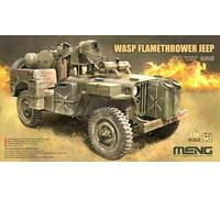 Meng Modèles 1:3 5 MB Jeep Military Vehicle With Wasp Flamethrower Modèle Kit