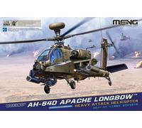 MENG QS-004 BOEING AH-64D APACHE LONGBOW HEAVY ATTACK HELICOPTER 1/35