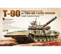 Meng Model 1:35 - Russian Main Battle Tank T-90 W/ Tbs-86 Tank Dozer