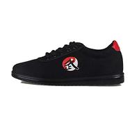 meng Unisexe Chaussons Chaussures De Toile Chinois De Tai Chi Chuan Et Kung Fu Taekwondo (Color : Black, Size : 38)