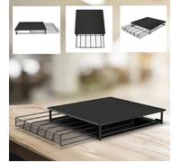 MENGDA Tiroirs de Rangement pour Capsules Dolce Gusto Capacité 36 PCS Support de Machine à Café pour Cuisine 39*35*7.5cm (Noir)