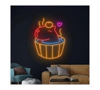 MENGE Lampe de signalisation Enseigne Au Néon Capybara Onsen, Décoration De Vitrine, Intensité Variable, Pour Chambre D'enfant, Salle De Bain, Magasin, Décoration Murale,38cm