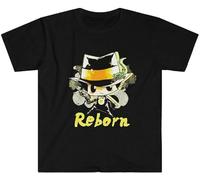 Menge Reborn! Katekyo Hitman Reborn Anime Arcobaleno Reborn T ShirtBlack Black L