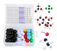 mengger moléculaire Modèle Kit 136Pcs biochimie Chimie Organique et inorganique Set de modélisation Scientifique Atom Liens l'enseignement Chimie d'apprentissage moléculaire modèles
