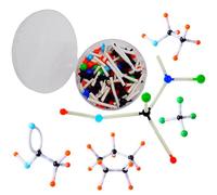 mengger moléculaire Modèle Kit 96pcs biochimie Chimie Organique et inorganique Set de modélisation Scientifique Atom Liens l'enseignement Chimie d'apprentissage moléculaire modèles