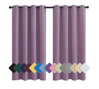 MENGH Rideau 120x160cm Lavande Rideau Fenêtre Cuisine, Isolement Thermique dans de Nombreuses Couleurs, pour Chambre d'enfants