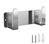 MengH-SHOP Support de Couvercle de Pot en Acier Inoxydable Support D'organisateur de Couvercle de Casserole Fixé au Mur Pratique Organisateur de Planche à Découper de Cuisine avec Vis