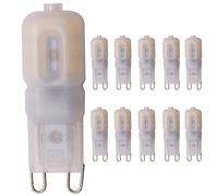 Mengjay 10x G9 Ampoule LED 2.5W Économie d'énergie Lampe Bulb Dimmable Lumiere LED 14 SMD 2835LEDs Blanc Chaud 3000K Remplacement à AC220V