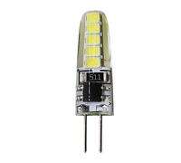 Mengjay Ampoule LED G4 3 W 12 V G4 pour Voiture, Ampoules Halogènes 25 W Blanc Froid 6000 K 12 V AC/DC 360 °