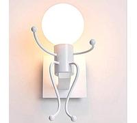 Mengjay Applique Murale/Luminaire Murale，Humanoïde Créatif Applique Wall Light,Rétro Cartoon Appliques,pour Bar Chambre Cuisine Restaurant Café Couloir