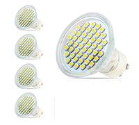 Mengjay® Lot de 4 ampoules LED GU10 220-240 V AC 2,5 W 2835 SMD 48 LED à économie d'énergie Blanc chaud