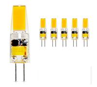 Mengjay® Lot de 5 ampoules LED G4 2,5 W SMD1 x 1505 AC/DC12 V Blanc chaud 190-210 lm