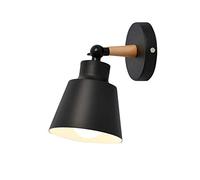 Mengjay Luminaires Moderne E27 Edison Applique Murale Industrielle en Métal Loft Lampe pour Café Bar Couloir Salle à Manger Salon Chambre (Noir)
