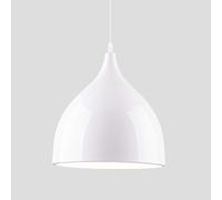 Mengjay Trade Moderne Metal Suspensions Contemporain Plafonnier Lustre Luminaire, Plafonniers Retro Industrielle, E27 Luminaires éclairage intérieur, pour Cuisine Salon Salle à Manger Chambre - Blanc