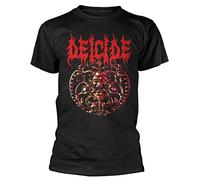 MENGJI Deicide Self Titled Album Black T-Shirt - Black S XL